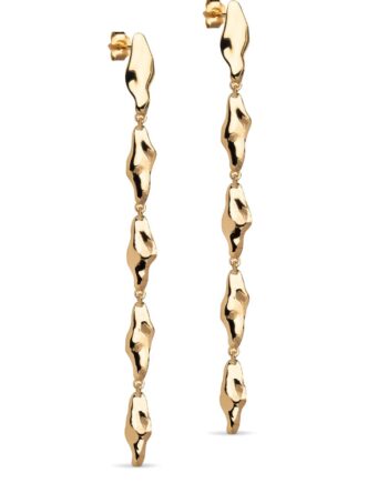 Enamel øreringe Copenhagen Earrings  India Guld