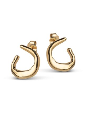 Enamel øreringe Copenhagen Earrings  Inga Guld