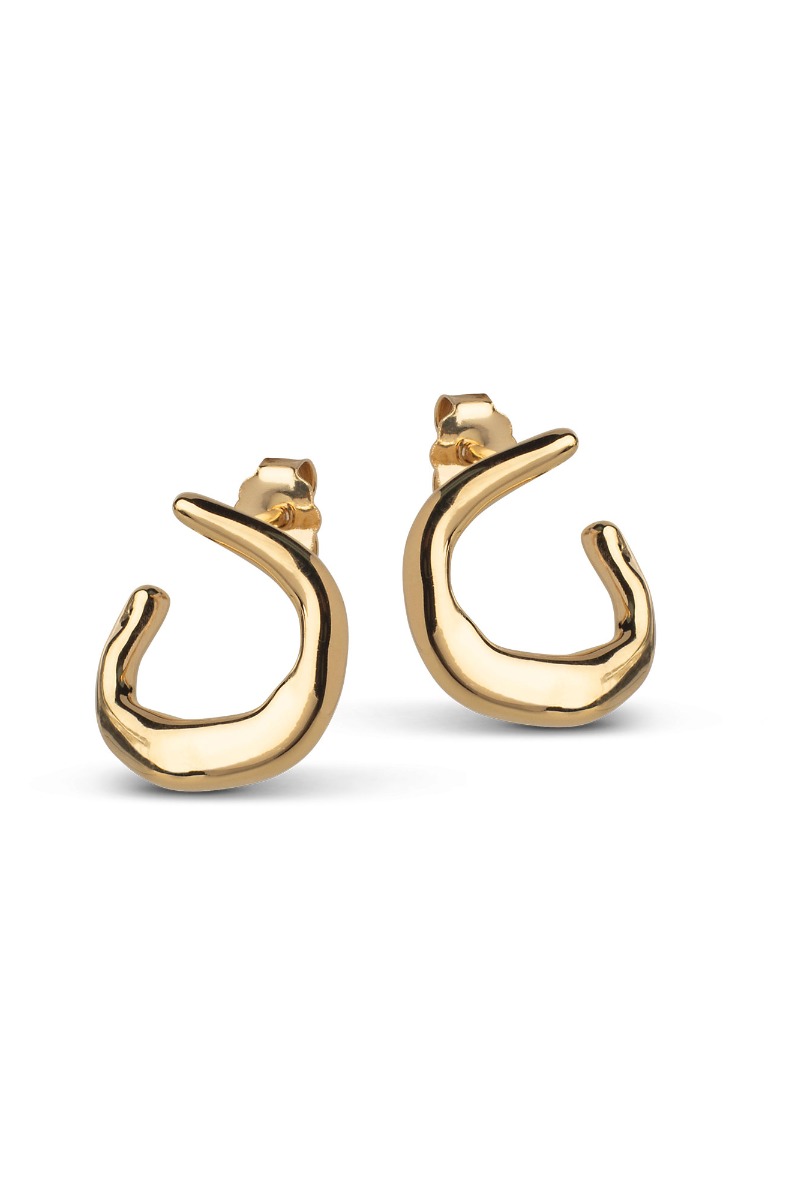 Enamel øreringe Copenhagen Earrings Inga Guld