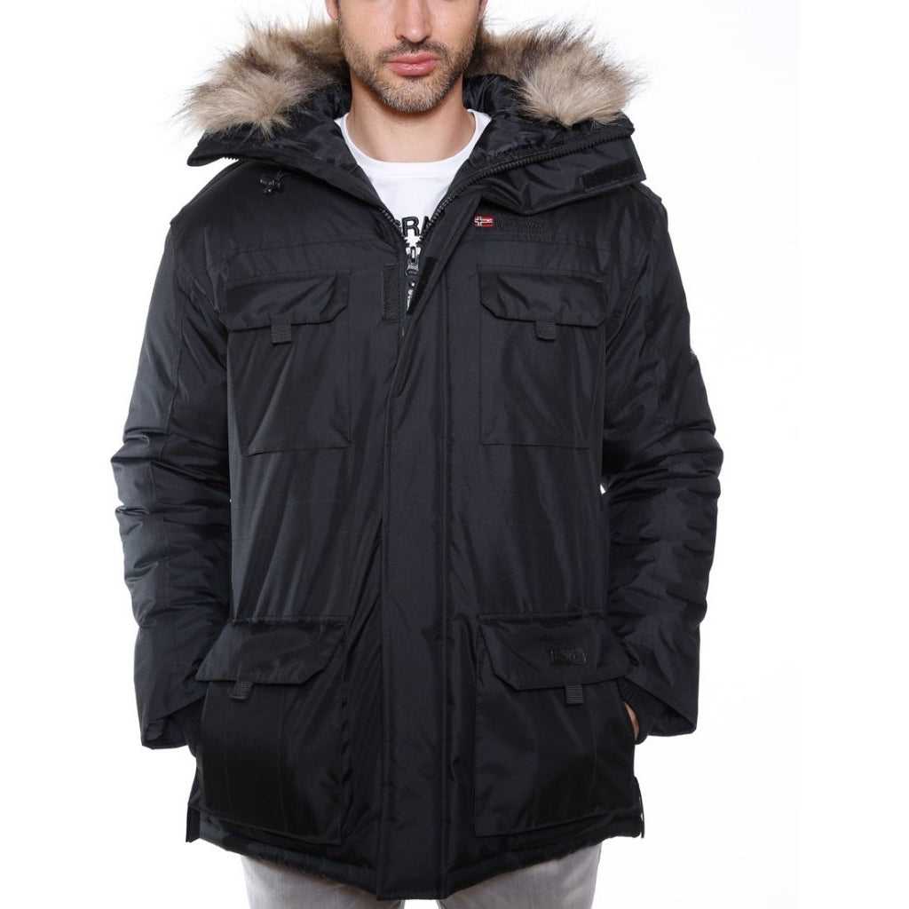 Geographical Norway Herre Vinterjakke Active Black