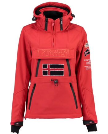 Geographical Norway Softshell Dame Tulbeuse Red