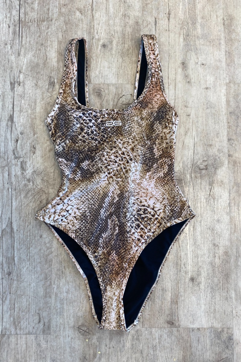 Gestuz Badedragt Gzsage Swimsuit Golden Snake