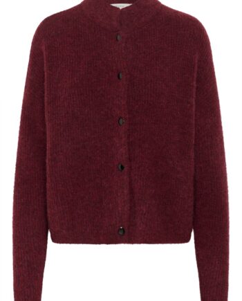 Gestuz Cardigan Alphagz Short Cardigan Blood Red Mélange