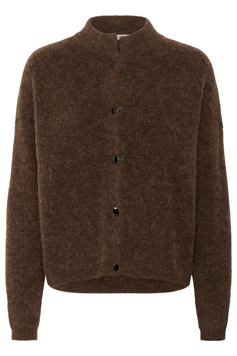 Gestuz Cardigan Alphagz Short Cardigan Buff Mélange