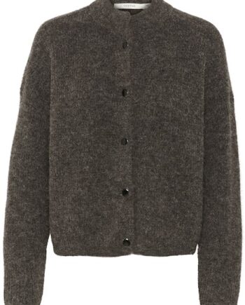 Gestuz Cardigan Alphagz Short Cardigan Chestnut Melange
