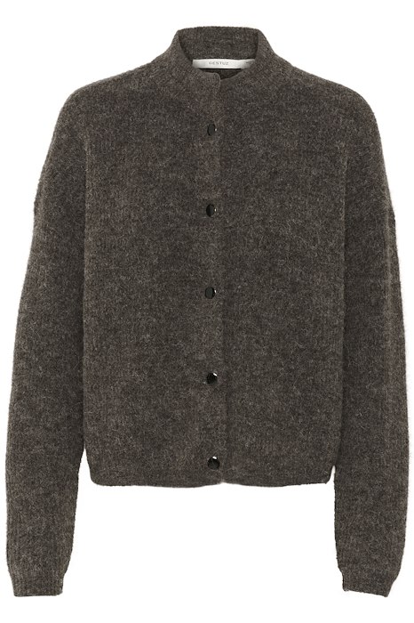 Gestuz Cardigan Alphagz Short Cardigan Chestnut Melange