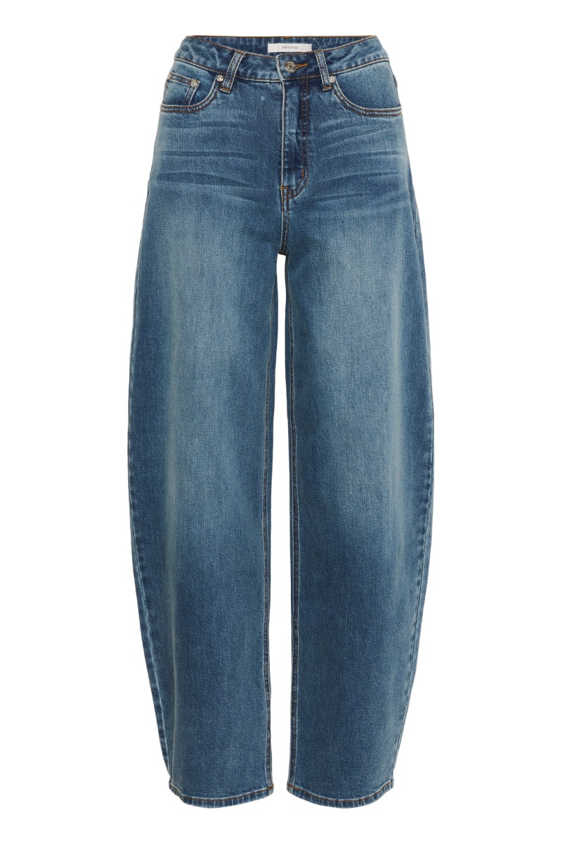 Gestuz Jeans Viva Hw Baggy Jeans Vintage Blue Denim