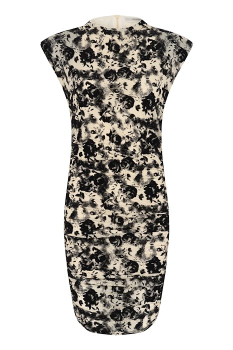 Gestuz Kjole Gz Flora Dress Butter Yellow Black