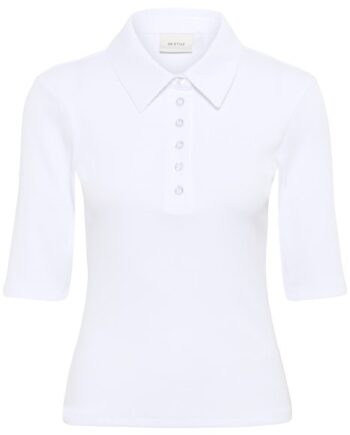 Gestuz  -shirt Gzdrew Polo Top Bright White