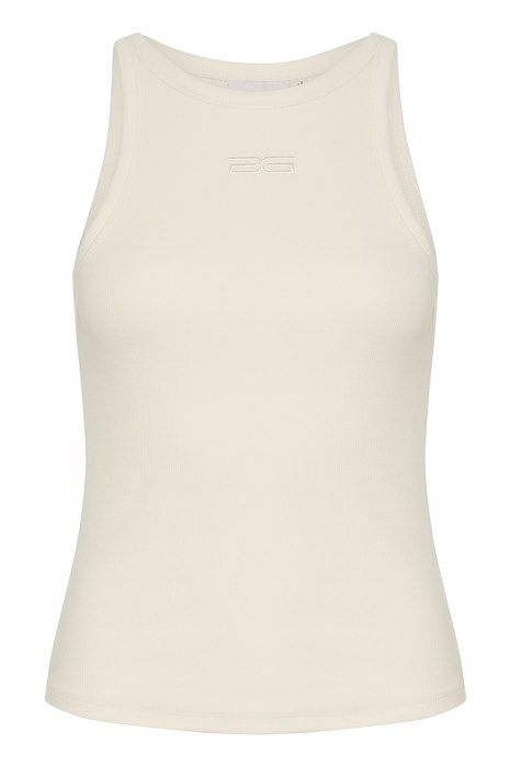 Gestuz Top Drewgz Sl Logo Tank White Onyx