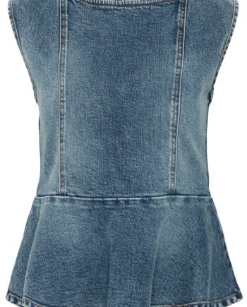 Gestuz Top Viva Sl Top Vintage Blue Denim