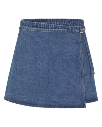 Global Funk Nederdel Caja  -  Vintage Blue Wash