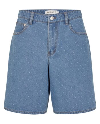 Global Funk Shorts Talina-  Midt Blue Dot