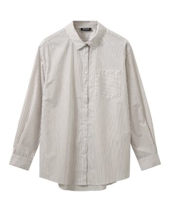 H2o Skjorte Rønne Essential Pajamas Shirt     White Brown