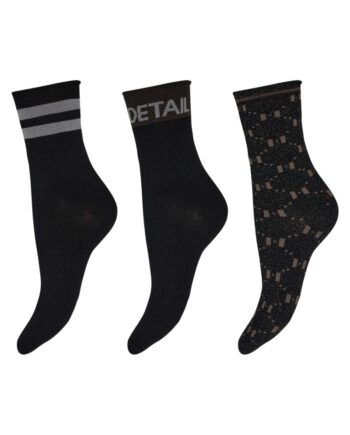 Hype The Deatil Strømper Socks  -pack Multifarvet Sort