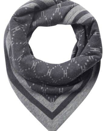 Hype The Detail Halstørklæde Triangle Scarf Dark Grey Melange