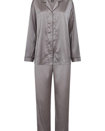 Hype The Detail Nattøj Satin Pyjamas Grå