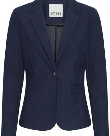 Ichi Blazer Kate Denim Blazer Dark Blue