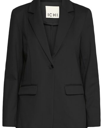 Ichi Blazer Kate Sus Long Blazer Black