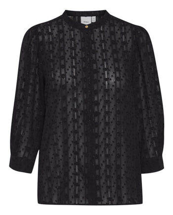Ichi Bluse Ix Rosie Ms  - Black    Lurex
