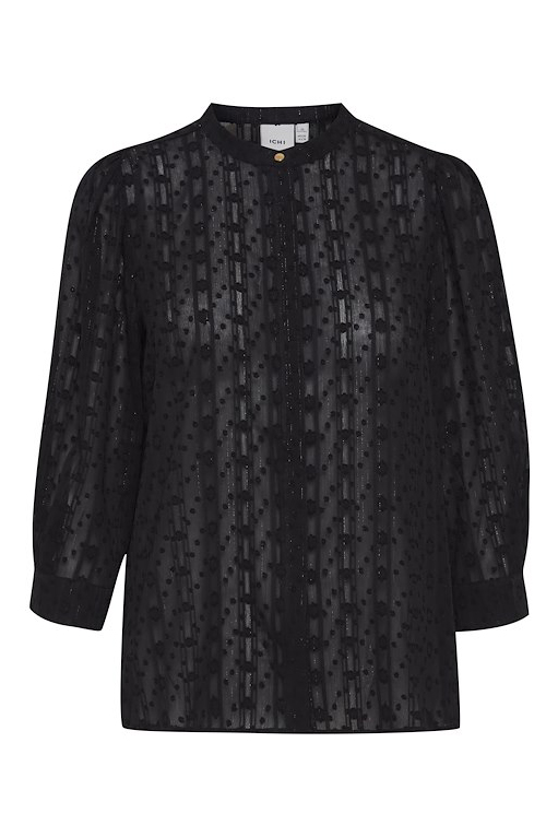 Ichi Bluse Ix Rosie Ms - Black Lurex