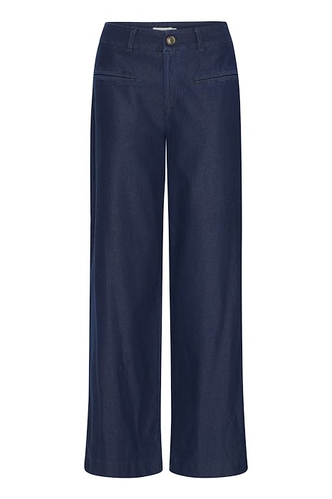 Ichi Bukser Kate Denim Dark Blue