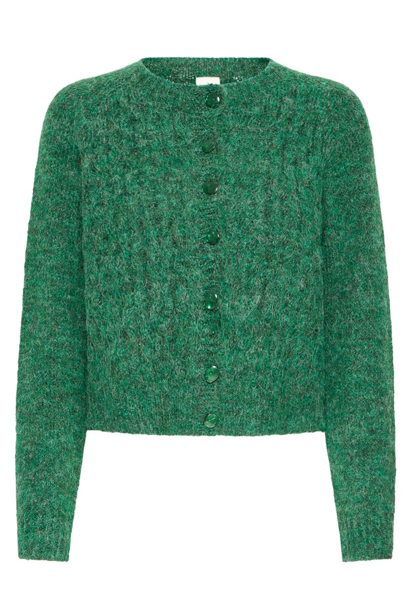 Ichi Cardigan Belablue Pineneedle