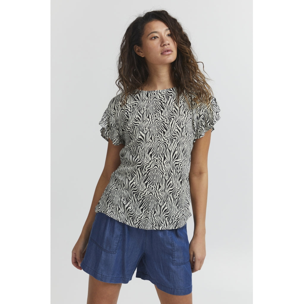 Ichi Dame Bluse Ihmarrakech Birch