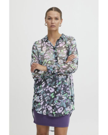 Ichi Dame Skjorte Ihchiffy Multi Flower