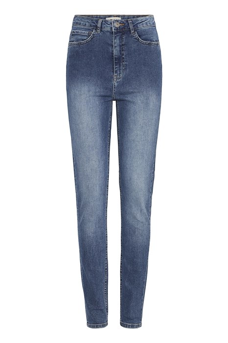 Ichi Jeans Twiggy Slim Hw Medium Blue