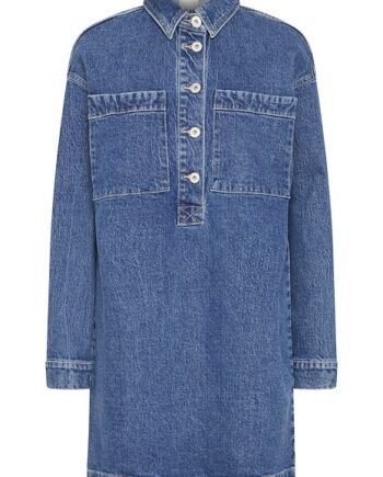 Ichi Kjole Unni Medium Blue