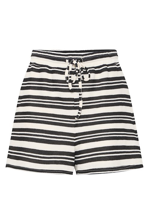 Ichi Shorts Ih Marlenna Sho Birch Black Stripe