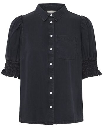 Ichi Skjorte Borgie Washed Black