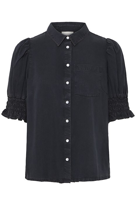 Ichi Skjorte Borgie Washed Black
