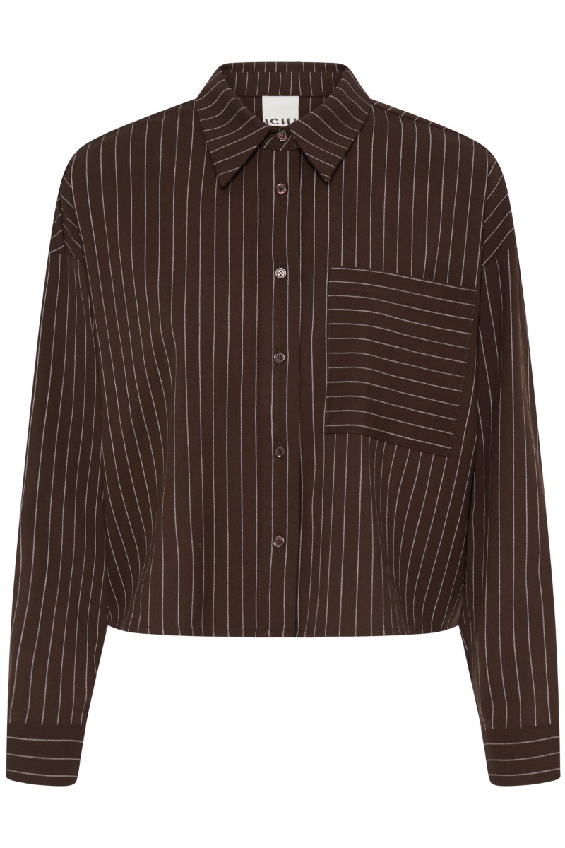 Ichi Skjorte Trine Sh Coffee Bean