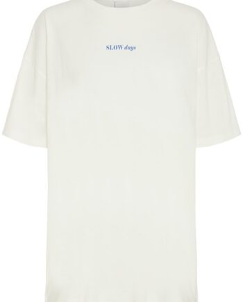 Ichi  -shirt Kamille Oversize Ss Cloud Dancer Blue