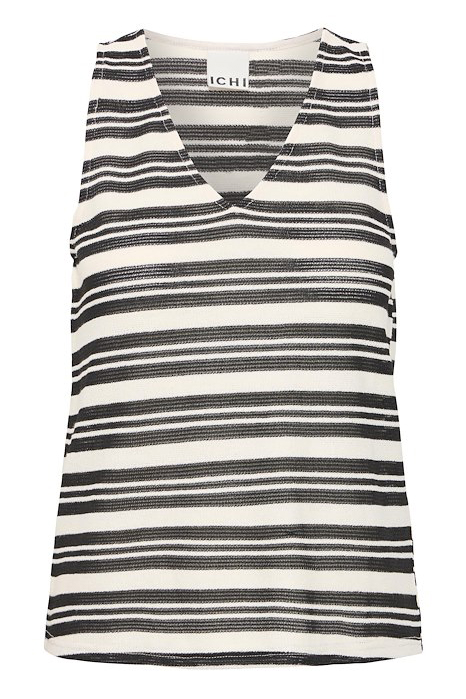 Ichi Top Ih Marlenna To Birch Black Stripe