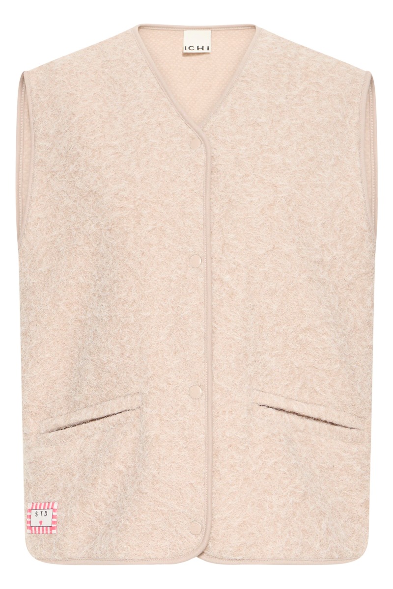 Ichi Vest Ember Wa Simply Taupe