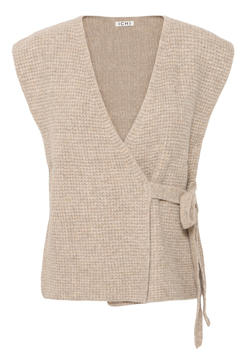 Ichi Vest Litten Tiger Eye Melange