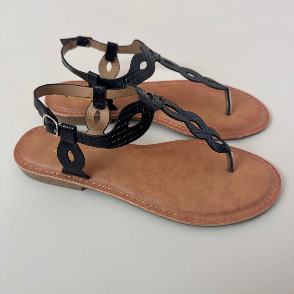 Ines Dame Sandaler 90b-25a Black