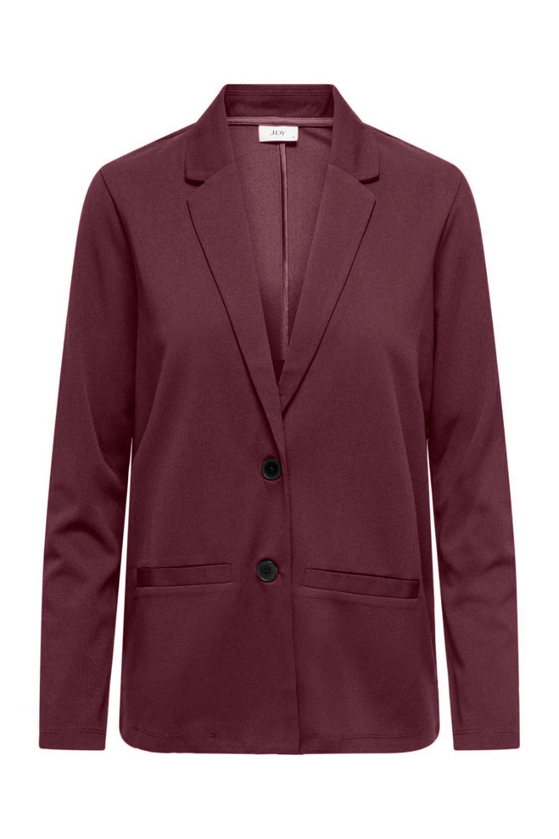Jdy Blazer Louisville Catia Maroon Banner