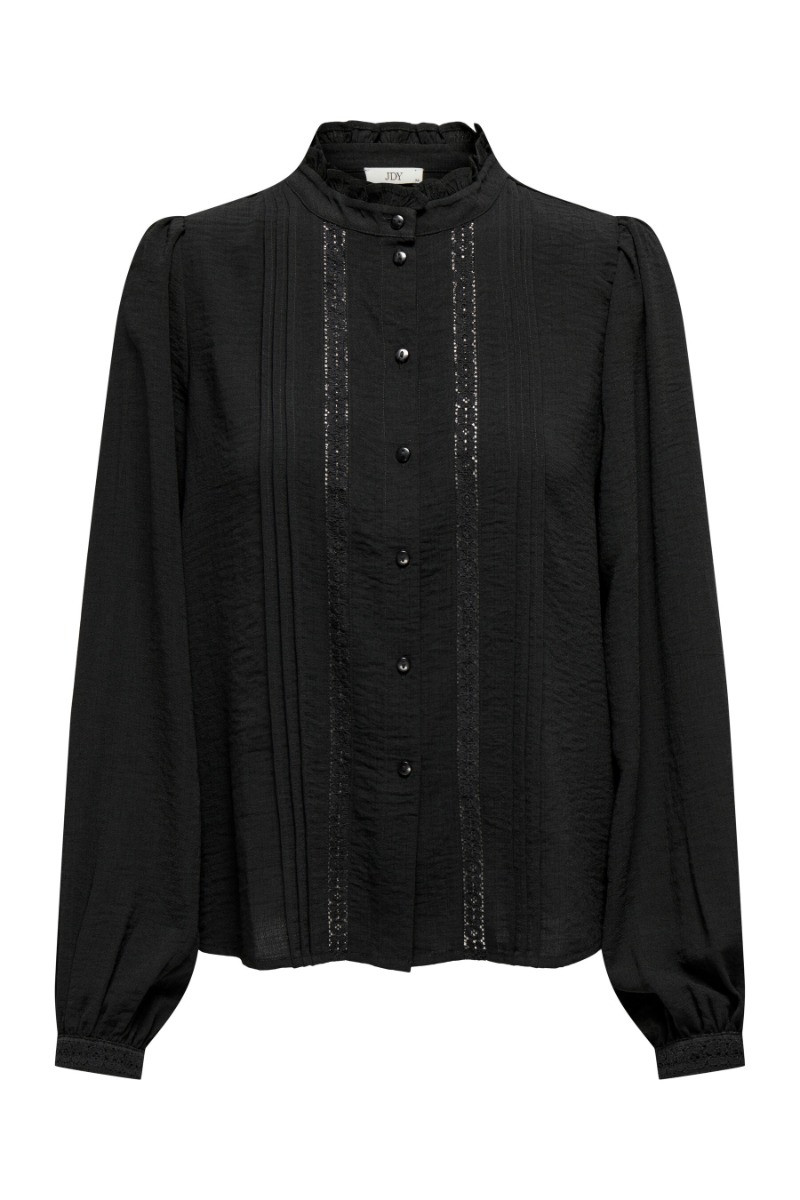Jdy Bluse Ellis Life Lace Shirt Black