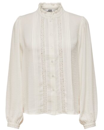 Jdy Bluse Ellis Life     Lace Shirt Cloud Dancer