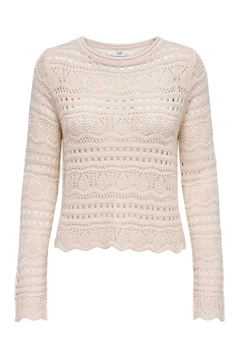 Jdy Bluse Jdy Sun Lay Boatneck Pullover Tapioca
