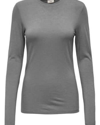 Jdy Bluse Suma Woolblend     Oneck Top Jrs Light Grey Melange