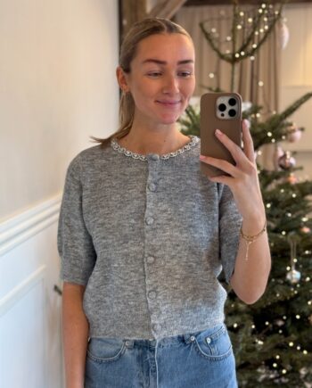 Jdy Cardigan Jdy Alva Life     Embellish Cardigan Medium Grey Melange
