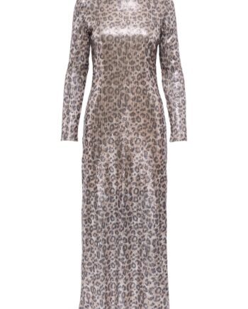 Jdy Kjole Leona Sequin     Long Dress Brown Rice