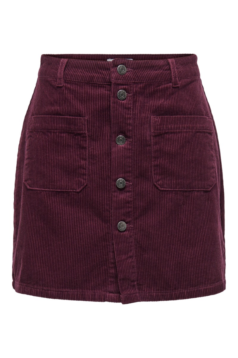 Jdy Nederdel Shiraz Corduroy Skirt Fig