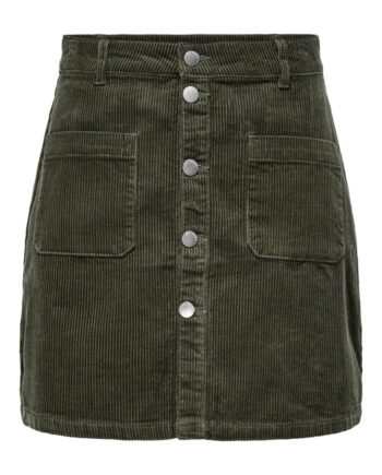 Jdy Nederdel Shiraz Corduroy Skirt Forest Night