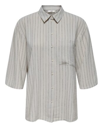 Jdy Skjorte Divya Life     Striped Shirt Chateau Gray